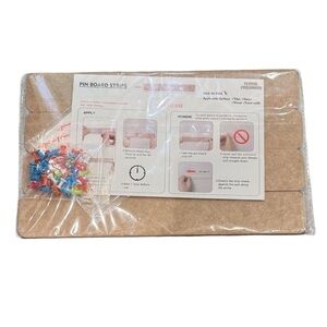 ☀️ Pin Board Strips with Colorful Push Pins